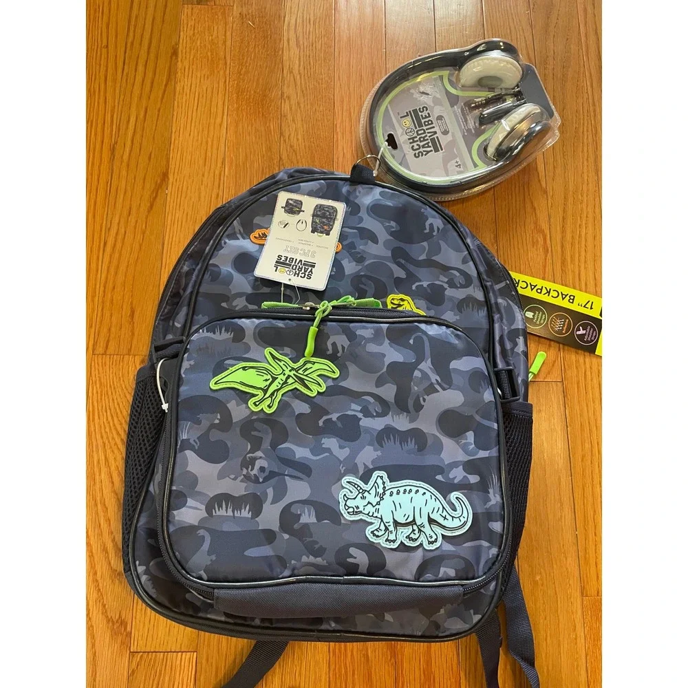 School Yard Vibes Kids Dinosaur Camo 17